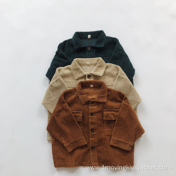 Children's Jacket Retro Corduroy Boy Jacket